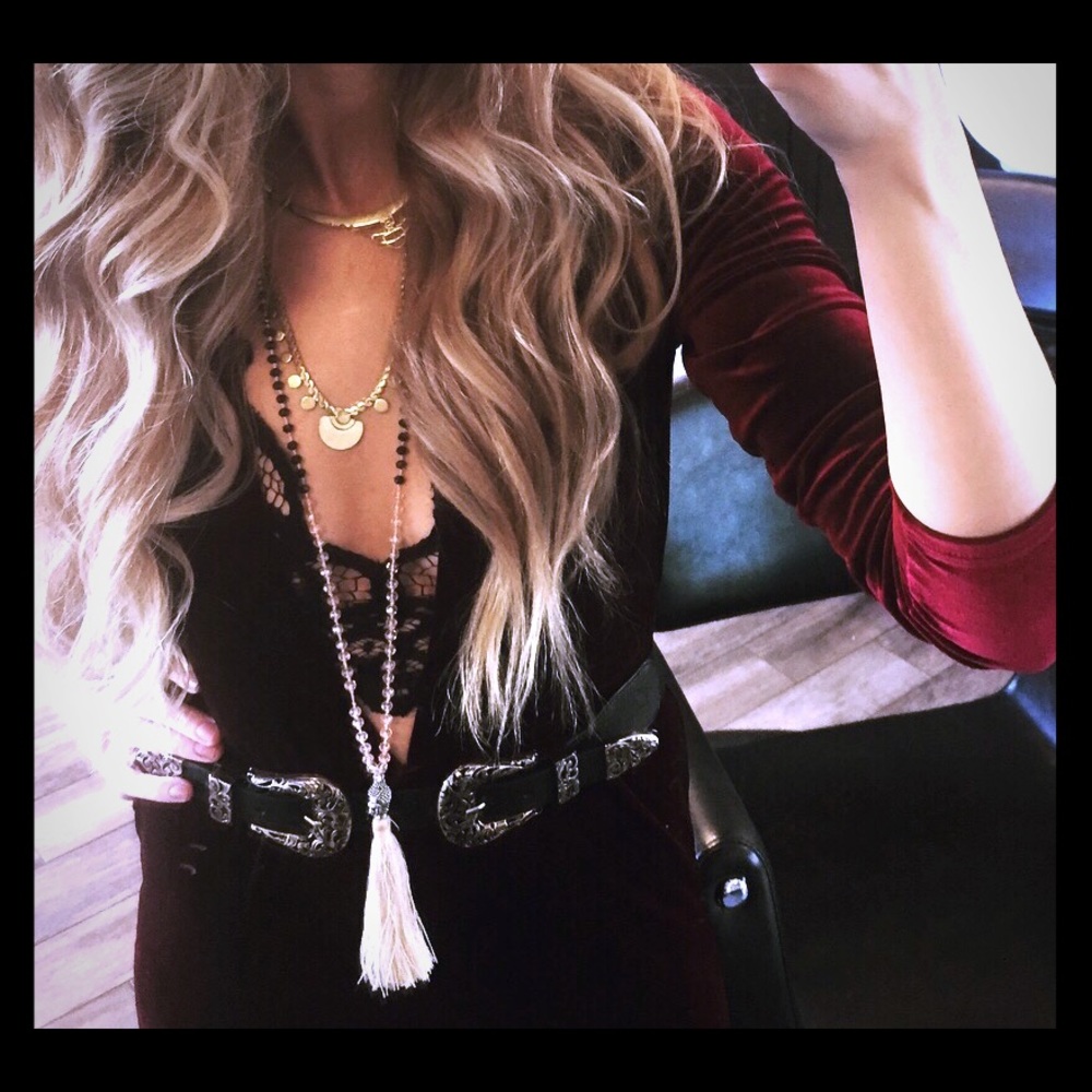 Nasty Gal Burgundy Jumpsuit Romper